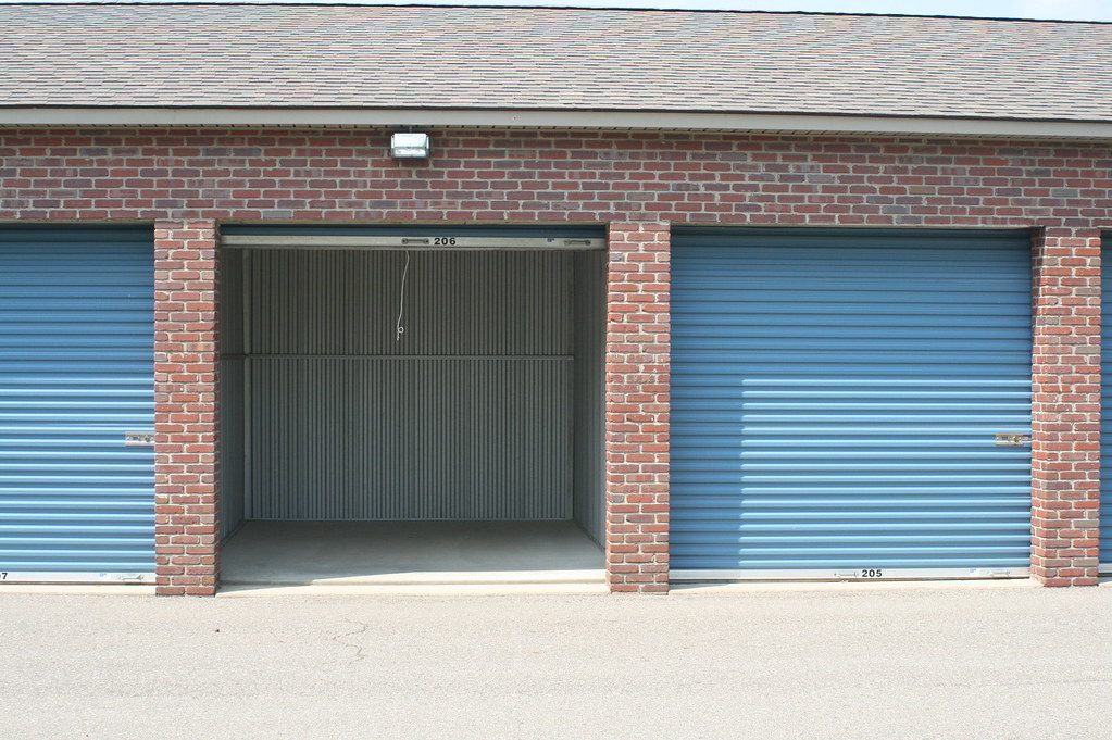 An empty storage unit